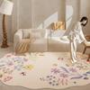 Carpet for Living Room Large Size Flower Shaped Carpets Cute Home Decoration Rug Bedroom Bedside Floor Mat Alfombra De Salón