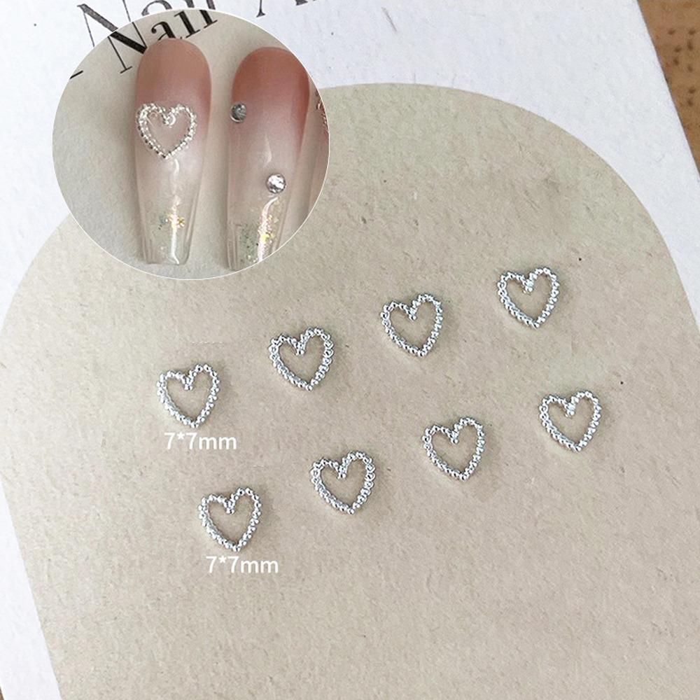 10Pcs/Bag Mini Love Nail Decals Alloy Manicure Accessories DIY Manicure Designs Supplies