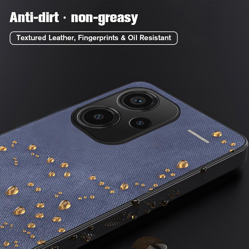 Для Xiaomi Redmi Note 13 Pro Plus 5G Роскошный чехол из волокнистой кожи для Redmi Note13pro+ 13C 5G 13R Turbo 3 K70E Матовый полный защитный чехол