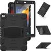 Case for iPad 10.2" - Full Protection - Shockproof - Foldable Stand - Black - Silicone/PC