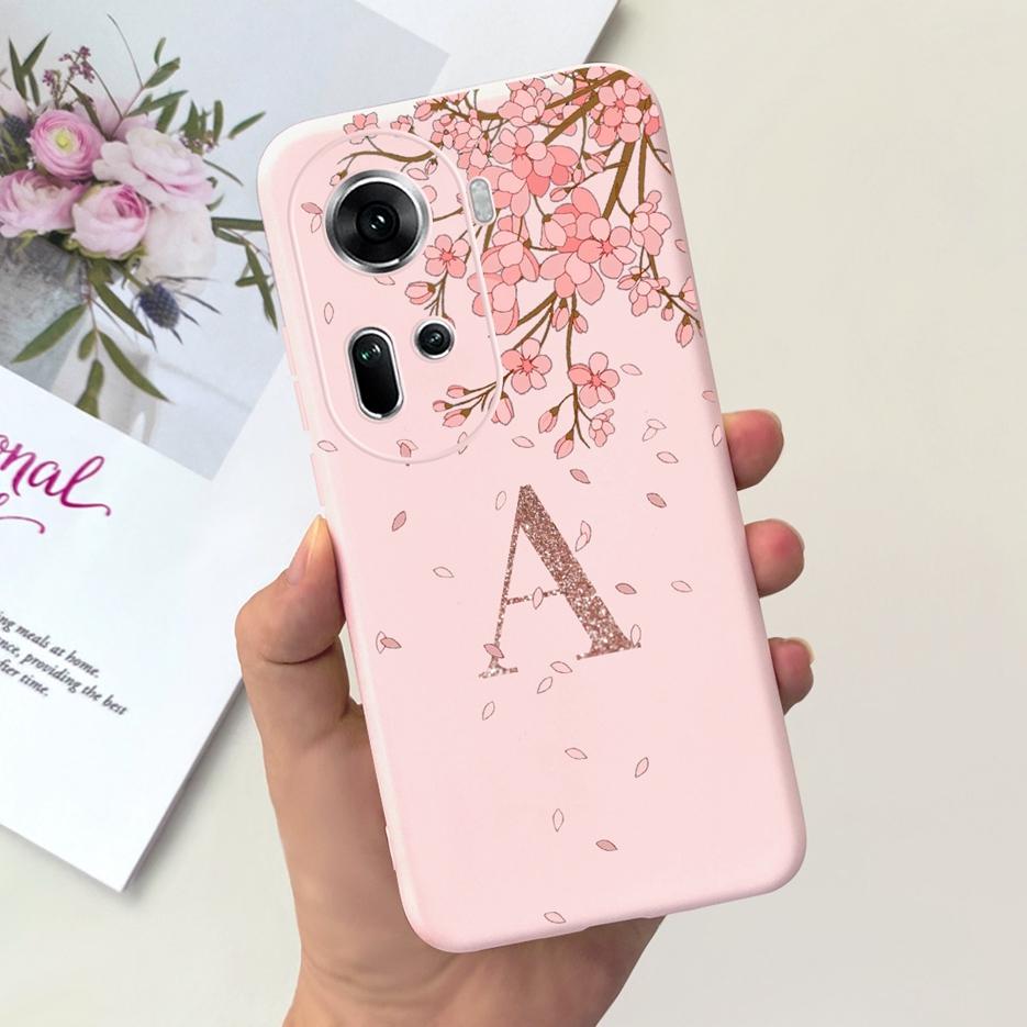 Чехол для Oppo Reno 11 5G Reno11 F Милая корона Буквы Чехол Мягкий силиконовый чехол для телефона Для Oppo Reno11 Pro Reno 11F Задняя крышка Сумки