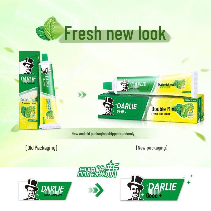 Darlie Double Action Mint Toothpaste 90g (Pack of 2)