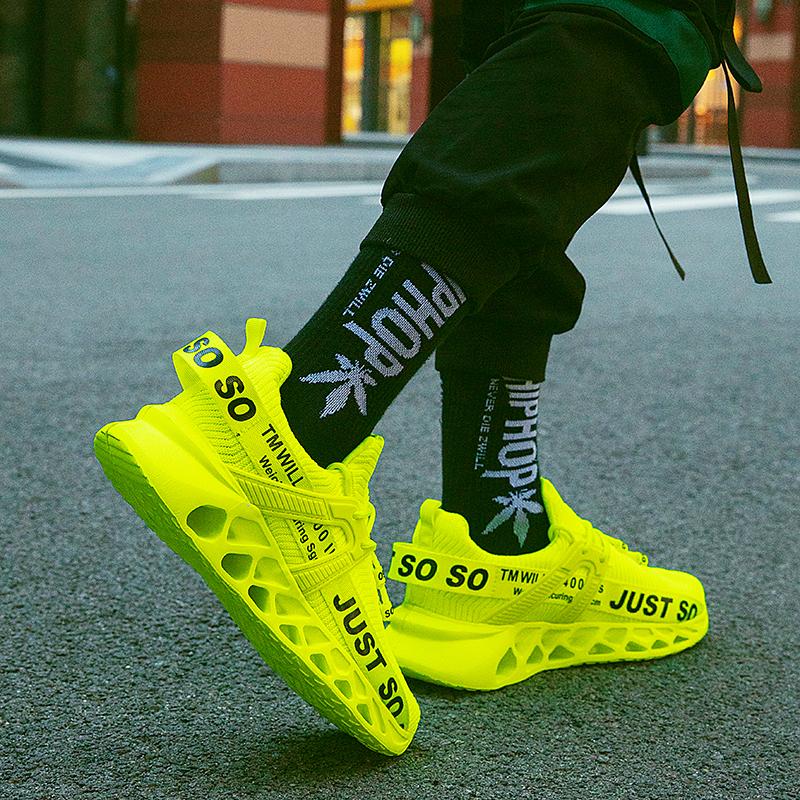 Мужские летающие тканые легкие, дышащие и удобные кроссовки, женские модные кроссовки, женская обувь большого размера