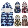 Toddler Baby Girls Winter Cartoon Windproof Coat Hooded Warm Outwear Waistcoat