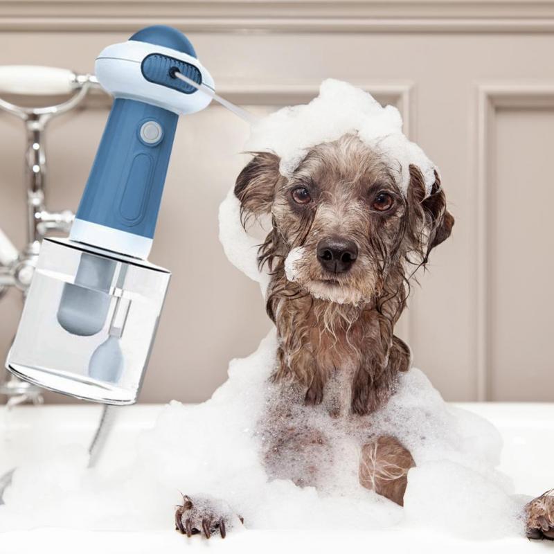 Shampoo Frother for Dogs Shampoo Dispenser Electric Pet Bathing Accessories Rechargeable Shampoo Dispenser Waterproof Dog
