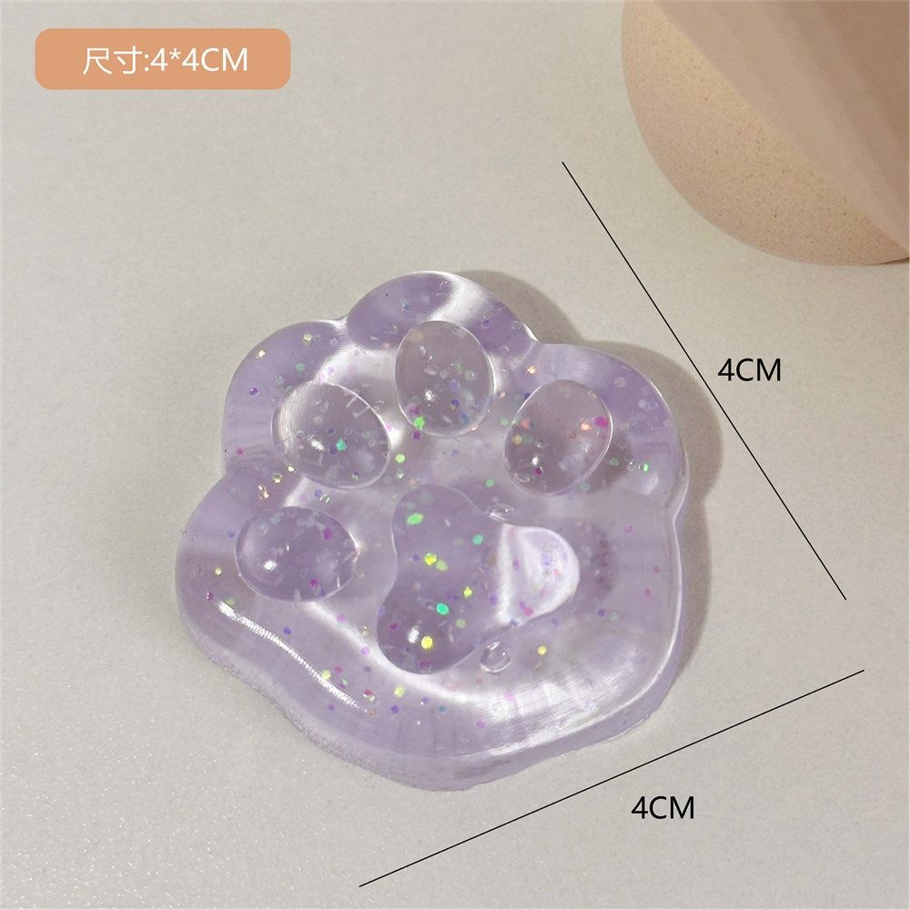 Pinching Cat Paw Fish Cat Paw Mini Mochi Ice Pressure Ball Toy Squeeze Toy Mini Mochi Ice Block