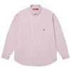 Loose Fit Flannel Oxford Shirt Lavender Stripe (26FW)