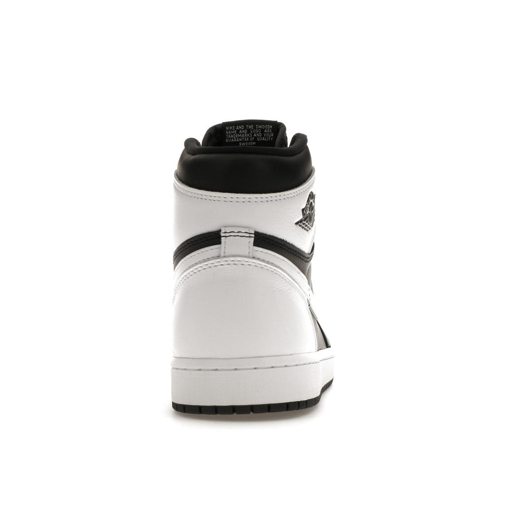 black and white hightop jordan 1