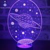 3d Galaxy Saturn Светодиодная настольная лампа Светодиодная настольная лампа Декор для спальни Прикроватные лампы Прохладный светильник для спальни Домашний декор Классные вещи