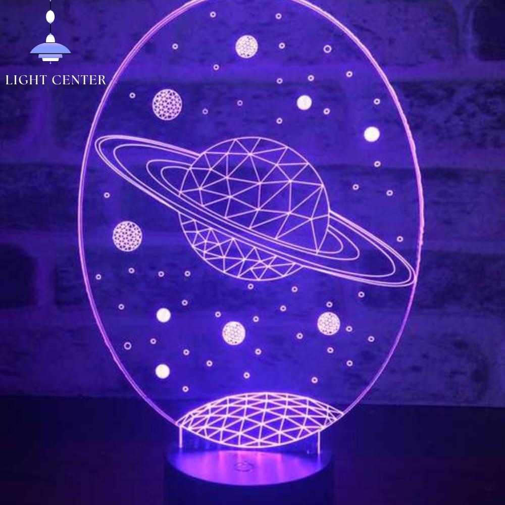 3d Galaxy Saturn Светодиодная настольная лампа Светодиодная настольная лампа Декор для спальни Прикроватные лампы Прохладный светильник для спальни Домашний декор Классные вещи