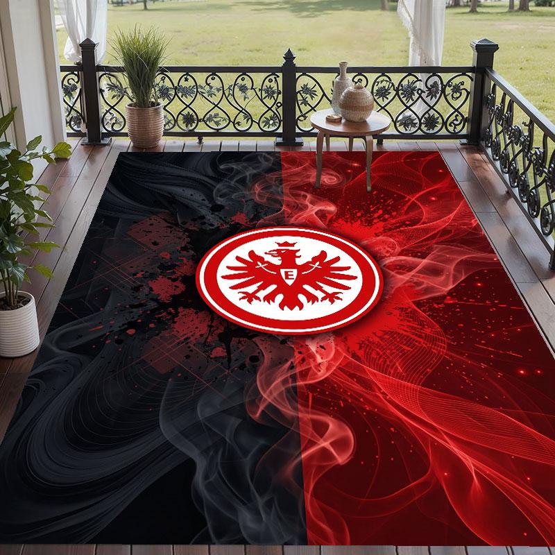 Soft Floor Carpet Eintracht Frankfurt Football Pattern Area Rug Decorative Mat For Home Room Decoration