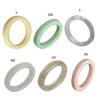 Minimalist Stacking Band-Ring Colorful Resin Rings Set Acrylic Thin Band-Ring Aesthetic Ring Valentine Day Gift Ornament