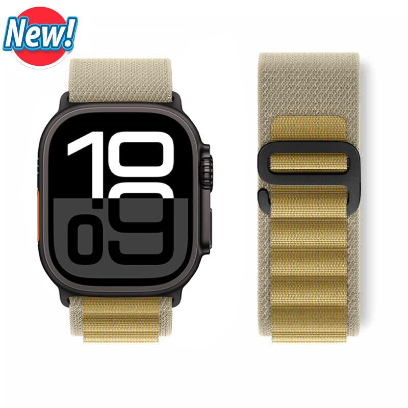 Ремешок Alpine Loop для Apple Watch Ultra 2 Band 49 мм 45 мм 44 мм 40 мм 41 мм 46 мм 42 мм 38 мм Браслет iWatch Series 10 SE 9 8 7 6 5 4