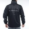 Блузон монограмма Верхняя одежда гольф M [St. Эндрюс] Мужская водоотталкивающая куртка с молнией по всей длине (Модель STA, ветрозащитная, эластичная) / / 042-3220051 010_Черный