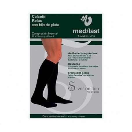 Calcetin Medilast Relax Con Silver Talla Xl