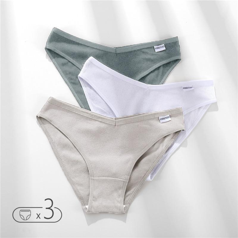 FINETOO M-4XL хлопковые трусики, женское нижнее белье с V-образной талией, трусы больших размеров, женские трусы с низкой посадкой, удобные трусики, нижнее белье