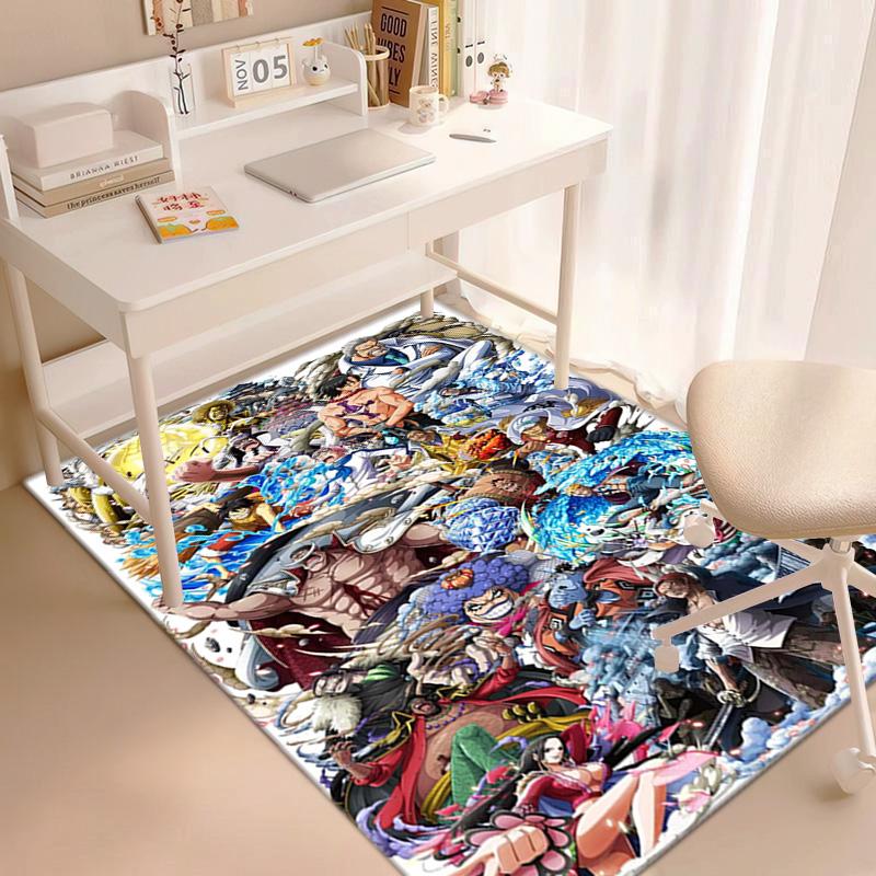 В главных ролях японский мультфильм ONE PIECE Манки Д. Ковер Luffy подходит для гостиной и спальни, коврики для прихожей, офиса, балкона, декоративный ковер V20