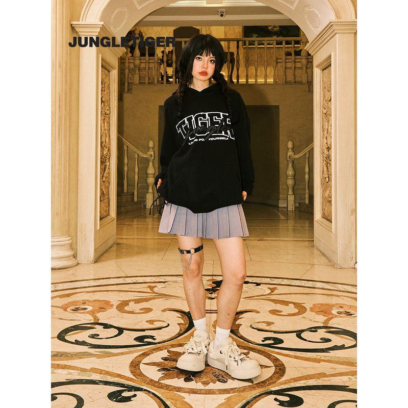 Jungle Tiger American Brushed 420G Hooded Sweatshirt