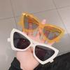 Cat Eye Sunglasses Women   Style Triangle Shades Clear Candy Color Eyewear Vintage Sun Glasses For Women