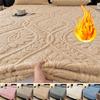 3PC Bedding Set Bedcloth Warm Winter Bed Cover 3D Embossed Velvet Mattress Cover Tafferta Bedsheet Winter Warm Fitted Sheet Mattress Protector