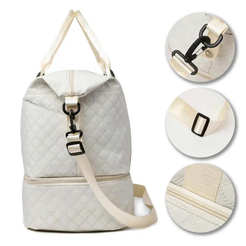 Женские сумки, дорожные сумки большой вместимости, водонепроницаемая сумка-тоут, дорожные дорожные сумки, женские сумки для йоги и фитнеса с отделением для обуви