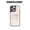 Creative Kitty Flower Mirror Case for iPhone 15 Pro Max