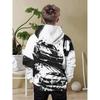 Boys' Casual Hoodie, Cool Car Print - Long Sleeves, Perfect Choice for Spring and Autumn Seasons, Loose Fit