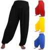 Womens Elastic Loose Casual Cotton Soft Yoga Sports Dance Pants