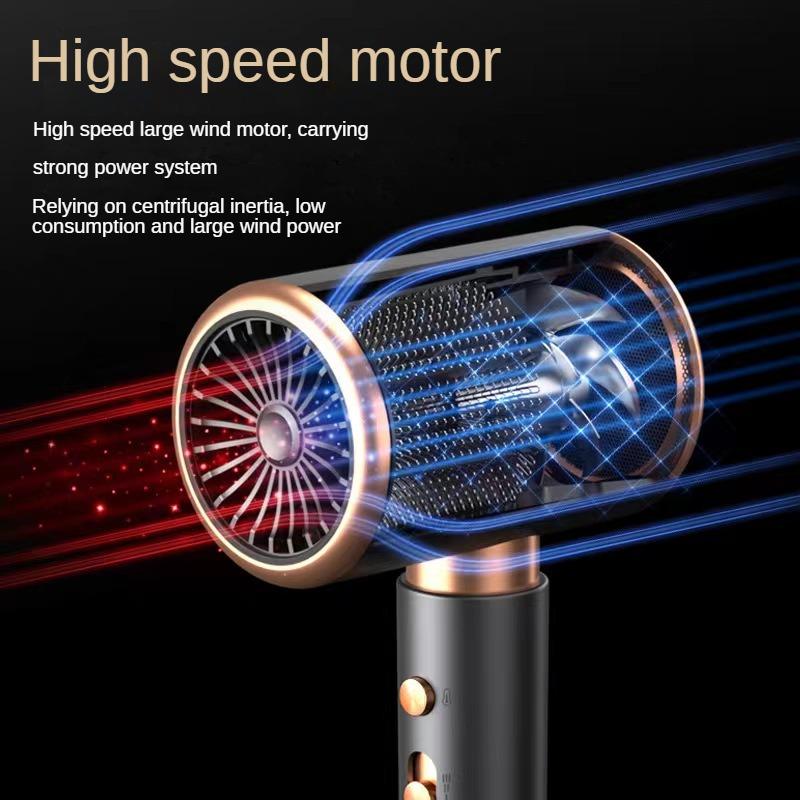 Professional Blow Dryer 2400W Ionic Salon Hair Dryer Lightweight Travel Hairdryer for Normal & Curly Hair