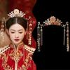 Повязка на голову с кисточками Hanfu аксессуары для волос короны диадемы свадебный головной убор для платья Xiuhe