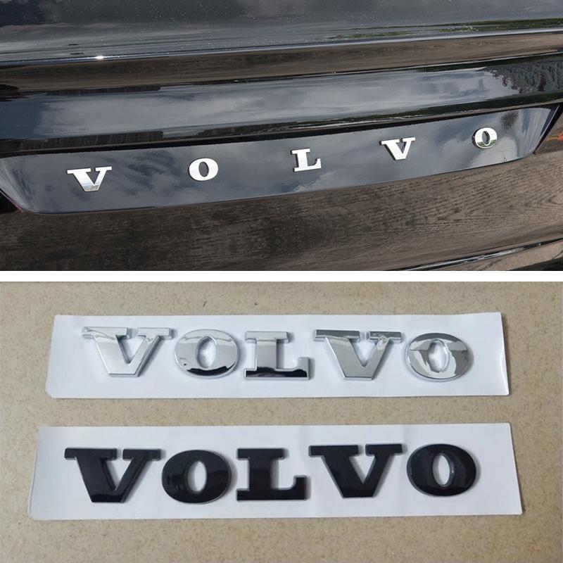 Volvo Значок-буква с логотипом Наклейки на багажник автомобиля ABS Volvo XC90 V90 V60 XC60 V40 EC40 EX40 S80 S60 S90 C40 XC40 V70 XC70 C30 C70