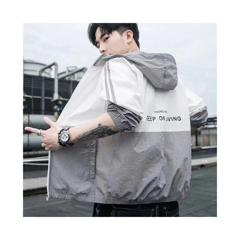 Sun protection clothing men's breathable ice silk sun protection clothing outdoor jacket UV protection parkas