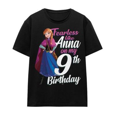 Футболка унисекс для взрослых Fearless Like Anna на 9-й день рождения