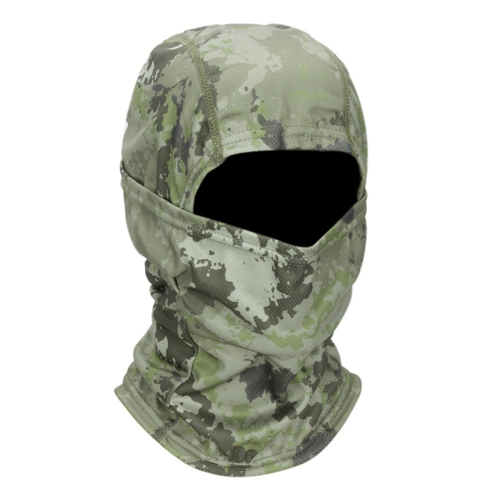 Men's Outdoor Cycling Tactical Camouflage Balaclava Sunscreen Skullcap Helmet Liner