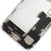 Полная сборка батарейного отсека для iPhone 7, задняя дверь, задняя крышка с боковой кнопкой вибратора, средняя рамка, гибкое шасси