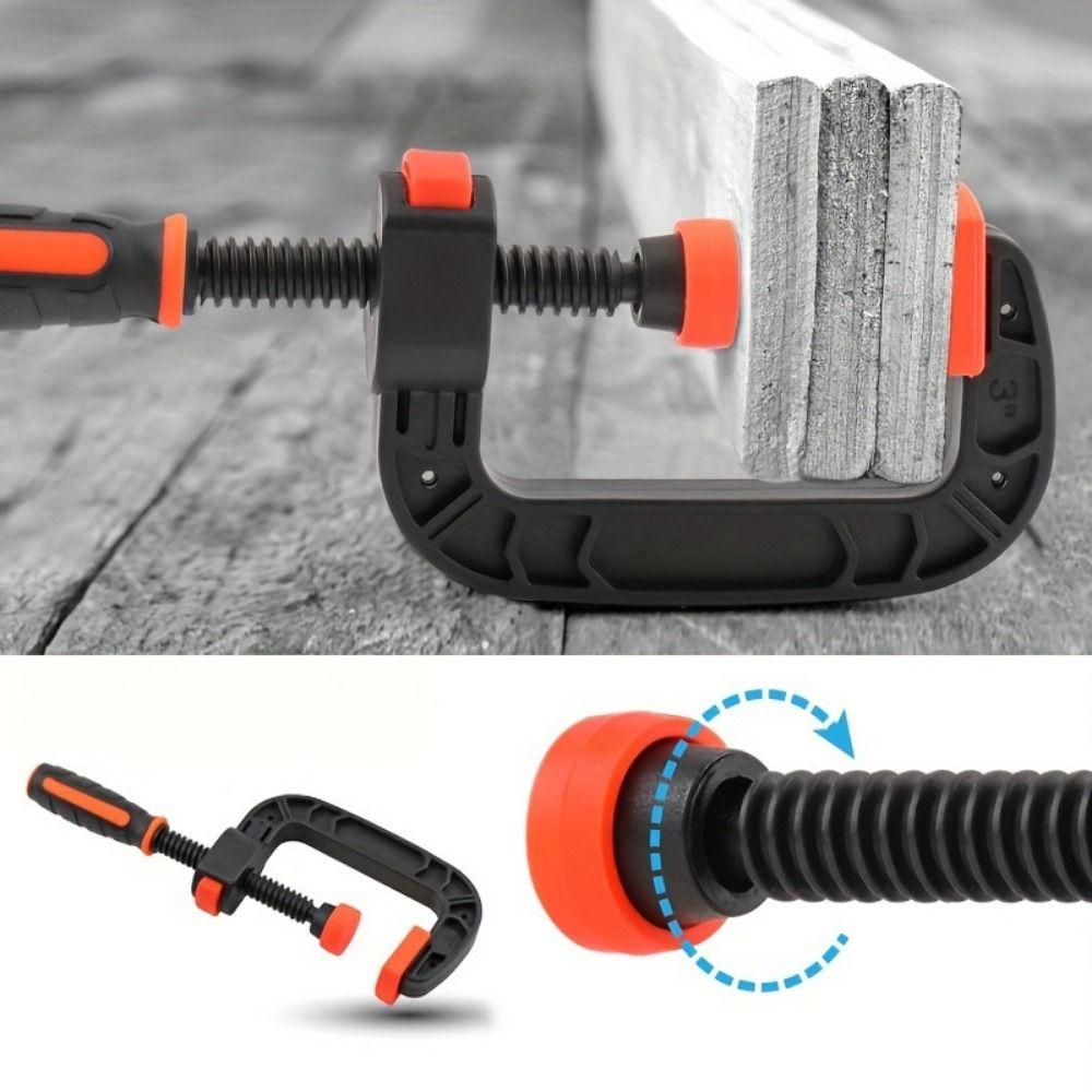 Легкая конструкция Деревообрабатывающий зажим Мощная сила зажима C-образный зажим Пружинные зажимы Металлические мастерские