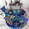 Mystic Eye Mandala Art Round Rug Home Soft Decorative Anti Slip Yoga Table And Chair Mat Carpet Outdoor Floor Mat Carpet S3