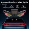 Светодиодная подсветка для автомобильного окна «Глаз Демона», USB, беспроводная, анимированная, предупреждающий свет для лобового стекла, аксессуар для модификации, а также для заднего стекла