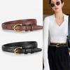 Pin Buckle Pu Waistbands Thin Trouser Decoration Fashion Women Belt  Dress Decoration