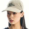 S SY Slow Walkers Club Nylon Long Bill Cap Beige