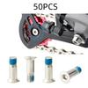 50Pcs Stainless Steel Rear Derailleur Jockey Wheel Screws  Bicycle Parts