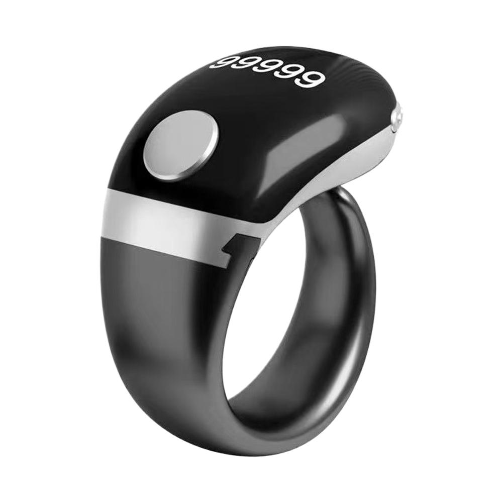 Умное кольцо для зикра для мусульман Тасбих OLED Цифровой счетчик Тасбих Время молитвы Вибрационное напоминание Водонепроницаемый Type C