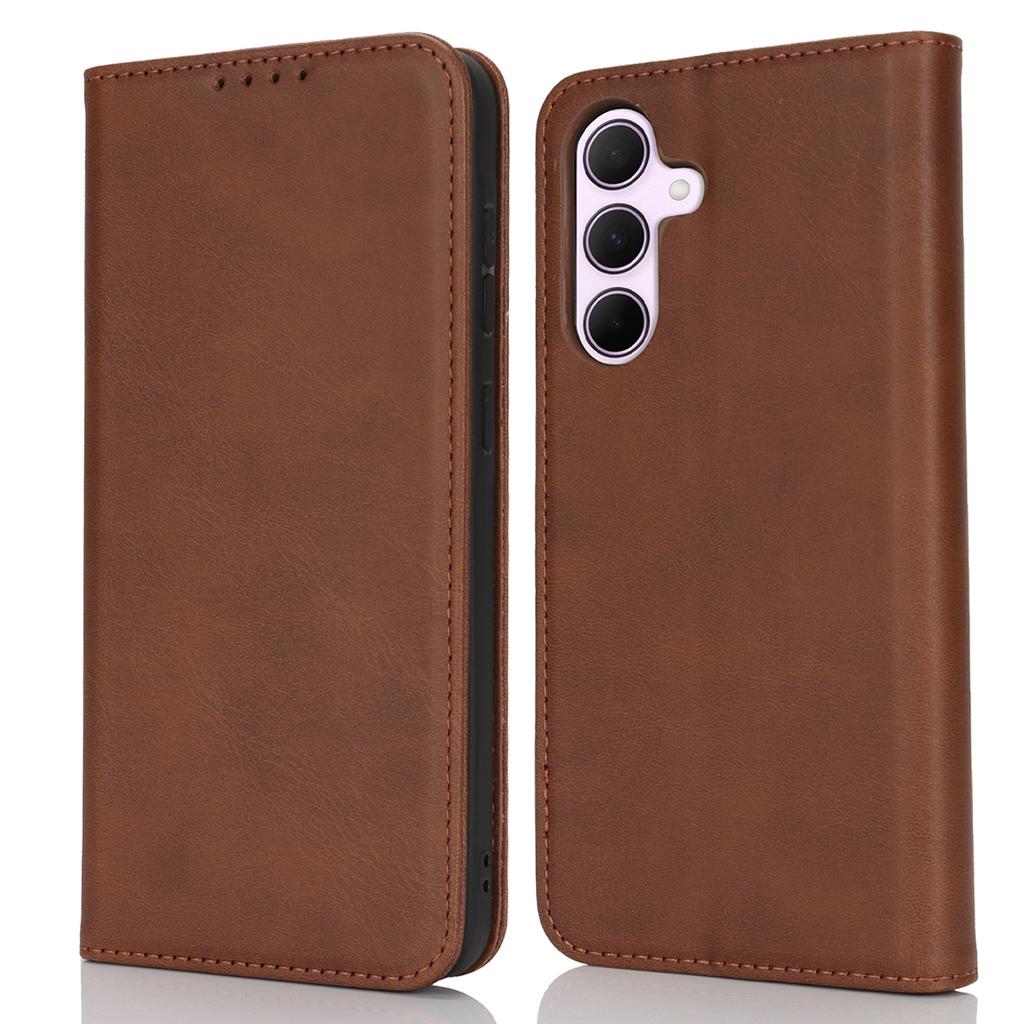 For Samsung Galaxy A56 5G/A36 5G Case PU Leather Calf Textured Magnetic Closing Smart Phone Cover