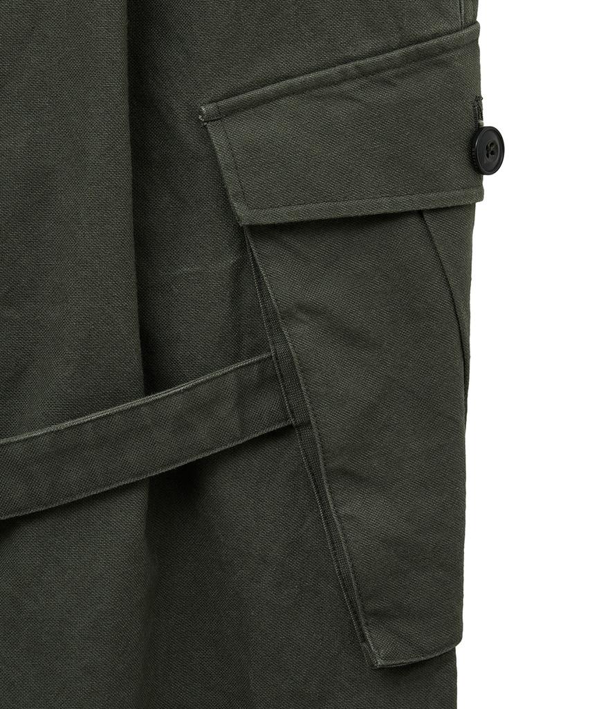 Утилитарные брюки-карго со ремнем NOIRER (хаки)