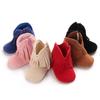 Baby Booties Vintage Tassel Anti-slip Sole Autumn Winter Fashionable Baby BootCasual Comfortable 0-18 Months Walking Shoes