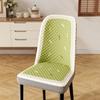 Чехол на стул изогнутой формы Дышащий Пыленепроницаемый Устойчивый к усадке Эластичный Чехол на обеденный стул Принт Европейский стиль Защита для стула