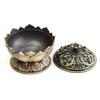Antique Lotus Incense Burner Holder Handmade Vaporizer Home Office Decoration