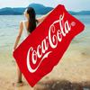 C-Coca-Colas Микрофибровое Печатное Пляжное Полотенце Альпинизм Йога Пляж Плавание Бег Впитывающее Мягкое Полотенце