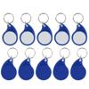 100pcs RFID IC Keyfobs 13.56 MHz Keychains NFC Key Tags ISO14443A MF Classic 1k Token Tag for Smart Access Control System