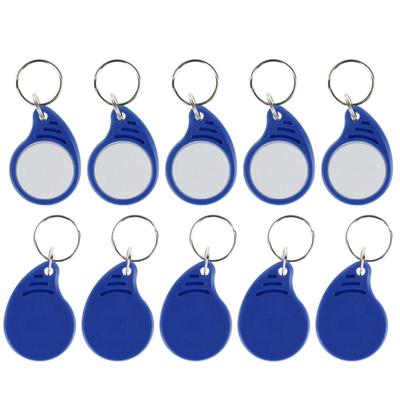 100 шт. RFID IC-брелки 13,56 МГц брелки NFC-брелки ISO14443A MF Classic 1k токен-метка для интеллектуальной системы контроля доступа